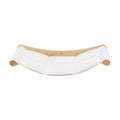Wall Mounted Cat Hammock with Soft Fabric Sling and Natural Wood Arms - view 2