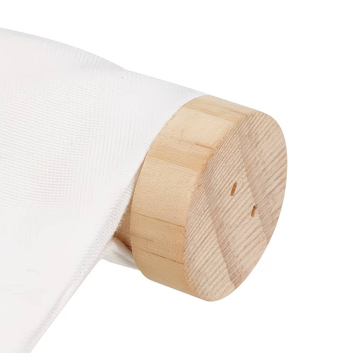 Wall Mounted Cat Hammock with Soft Fabric Sling and Natural Wood Arms - view 5