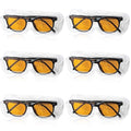 Wall Mounted Eyeglass Holders, Set of 6 - Clear