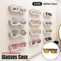 Wall Mounted Eyeglass Holders, Set of 6 - Clear - view 2