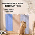 Wall Mounted Felt Cat Scratching Boards, 30 x 60cm - Red, Pack of 5 - view 5