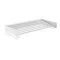 Wall Mounted Foldable Clothes Drying Rack, 120 cm - White