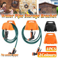 Wall Mounted Garden Hose Holder Racks, Pack of 3 - Black - view 2