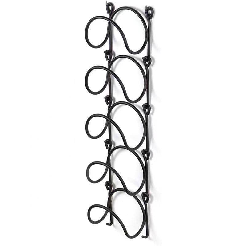 Wall Mounted Iron Towel Rack with 5 Layers and 10 Hooks for Bathroom - view 2