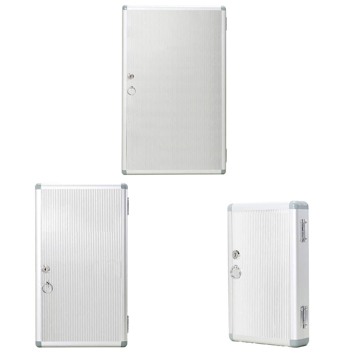 Wall Mounted Key Cabinet with Lock - 24 Positions (21 x 5.5 x 32.5 cm) - view 3