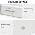 Wall Mounted Key Cabinet with Lock - 24 Positions (21 x 5.5 x 32.5 cm) - view 5