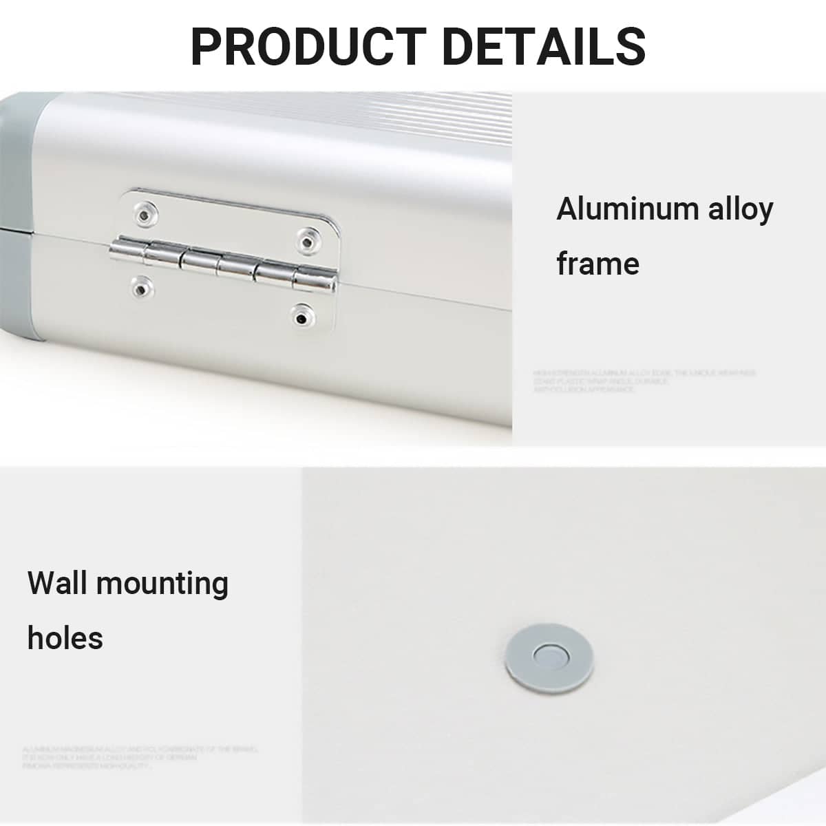 Wall Mounted Key Cabinet with Lock - 24 Positions (21 x 5.5 x 32.5 cm) - view 5