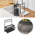 Wall Mounted Kitchen Sink Sponge Holder, Non-Perforated Draining Basket - view 5