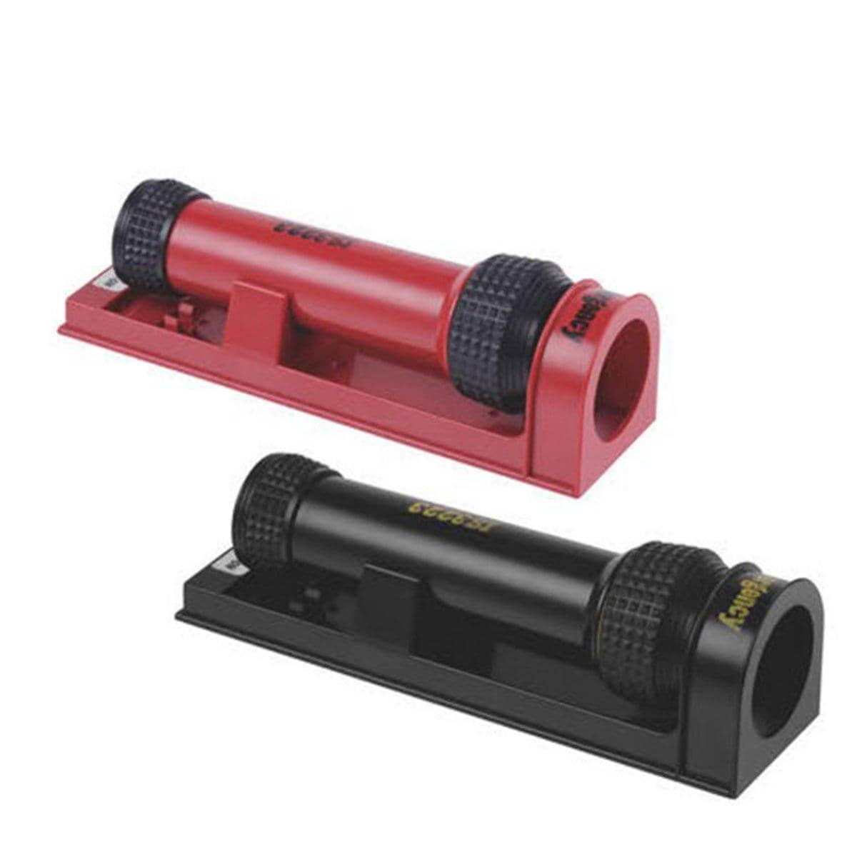 Wall Mounted LED Emergency Flashlight with Wall Base - Black - view 3