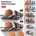 Wall Mounted Metal Hat Rack Organiser, Set of 2