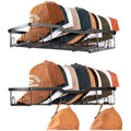 Wall Mounted Metal Hat Rack Organiser, Set of 2 - view 2