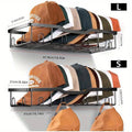 Wall Mounted Metal Hat Rack Organiser, Set of 2 - view 3