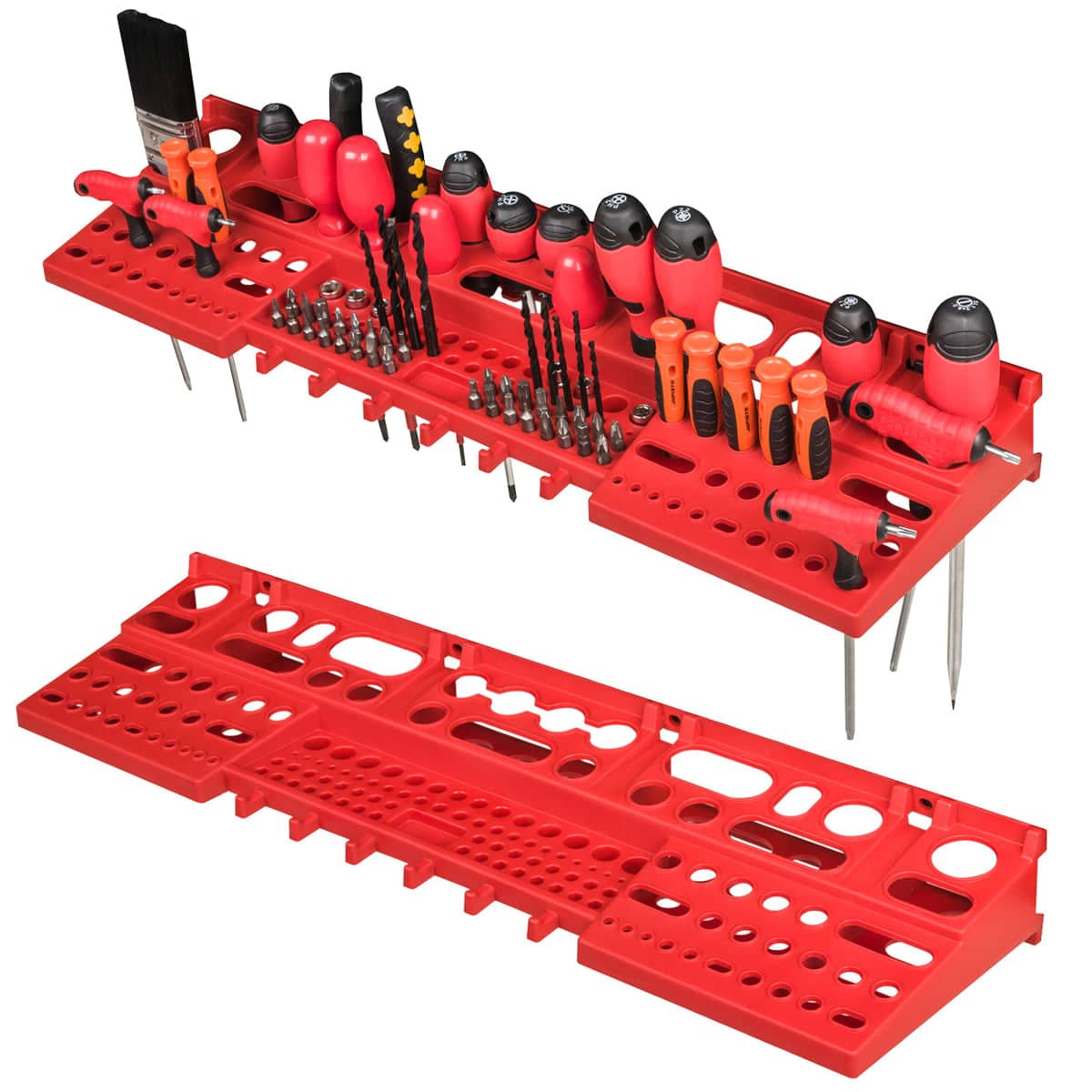 Wall Mounted Pegboard Tool Organiser Set of 49 Storage Boxes - view 5
