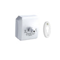 Wall-Mounted Retractable Invisible Clothesline, 2.8 m - White Square