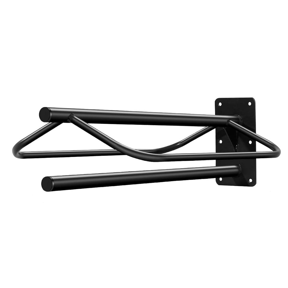 Wall Mounted Saddle Rack with Double Saddle Pad Storage - view 2