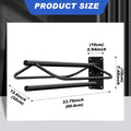 Wall Mounted Saddle Rack with Double Saddle Pad Storage - view 3