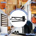 Wall Mounted Saddle Rack with Double Saddle Pad Storage - view 4