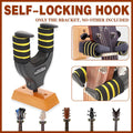 Wall-Mounted Self-Locking Guitar Hook with Foam Padding