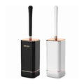 Wall-Mounted Silicone Toilet Brush with Holder - Black - view 4