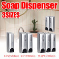 Wall Mounted Soap Dispenser - Single Chamber, Silver - view 2