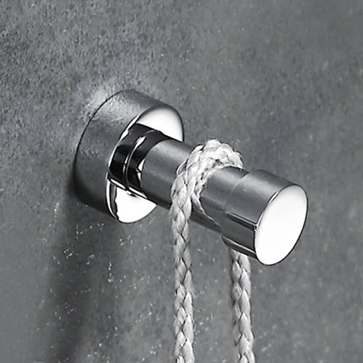Wall Mounted Stainless Steel Single Coat Hook for Bathroom - view 5