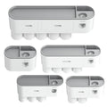 Wall Mounted Toothbrush Holder ABS with Adhesive Mount - 1 Cup - view 3