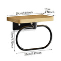 Wall Mounted Towel Rack for Bathroom and Shower Rustproof Space Saving Design - view 3