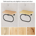 Wall Mounted Towel Rack for Bathroom and Shower Rustproof Space Saving Design - view 5