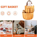 Wall Mounted Woven Wooden Storage Basket, Yellow - Small, 13.5 x 10.5 cm - view 5