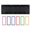 Wall Pocket Chart with 6 Pockets, Durable Oxford Cloth for School and Office - view 2