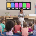 Wall Pocket Chart with 6 Pockets, Durable Oxford Cloth for School and Office - view 4
