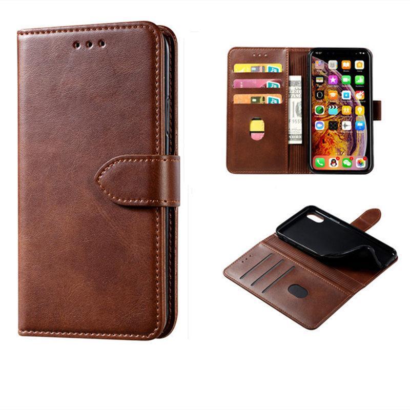 Wallet Phone Case Brown Synthetic Leather - For iPhone 14 Pro - view 9