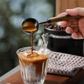Walnut Handle Coffee Measuring Spoon Set, Long Handle Baking Spoons, Set of 2 - view 4