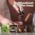 Walnut Handle Coffee Measuring Spoon Set, Long Handle Baking Spoons, Set of 2 - view 5