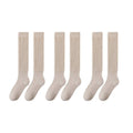 Warm Calf Socks, Set of 3 Pairs - Beige