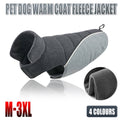 Warm Fleece Dog Coat - Olive Green, 2XL (Chest 69-82 cm, Length 52 cm) - view 2