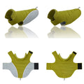 Warm Fleece Dog Coat - Olive Green, 2XL (Chest 69-82 cm, Length 52 cm) - view 3