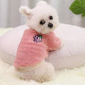 Warm Fleece Dog Jumper - Green, Medium (Chest 37 cm, Back 25 cm) - view 5
