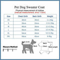 Warm Knitted Dog Sweater - Blue, XL (Chest 50 cm, Back 40 cm) - view 5
