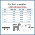 Warm Knitted Dog Sweater - Grey, XL (Chest 50 cm, Back 40 cm) - view 5