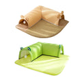 Washable Cat Tunnel Bed with Dangling Toy - Light Brown, Small (50 x 50 cm) - view 3