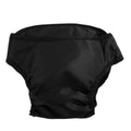 Washable Dog Period Pants for Female Dogs - Black, Size XXL (Chest 65-75 cm)