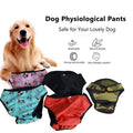 Washable Female Dog Nappy Pants, Red - Size S (Chest 40-50 cm) - view 4