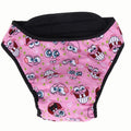 Washable Female Dog Pet Nappy - Pink, Size XL (Chest 60-70 cm)
