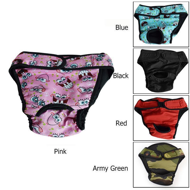 Washable Female Dog Pet Nappy - Pink, Size XL (Chest 60-70 cm) - view 14