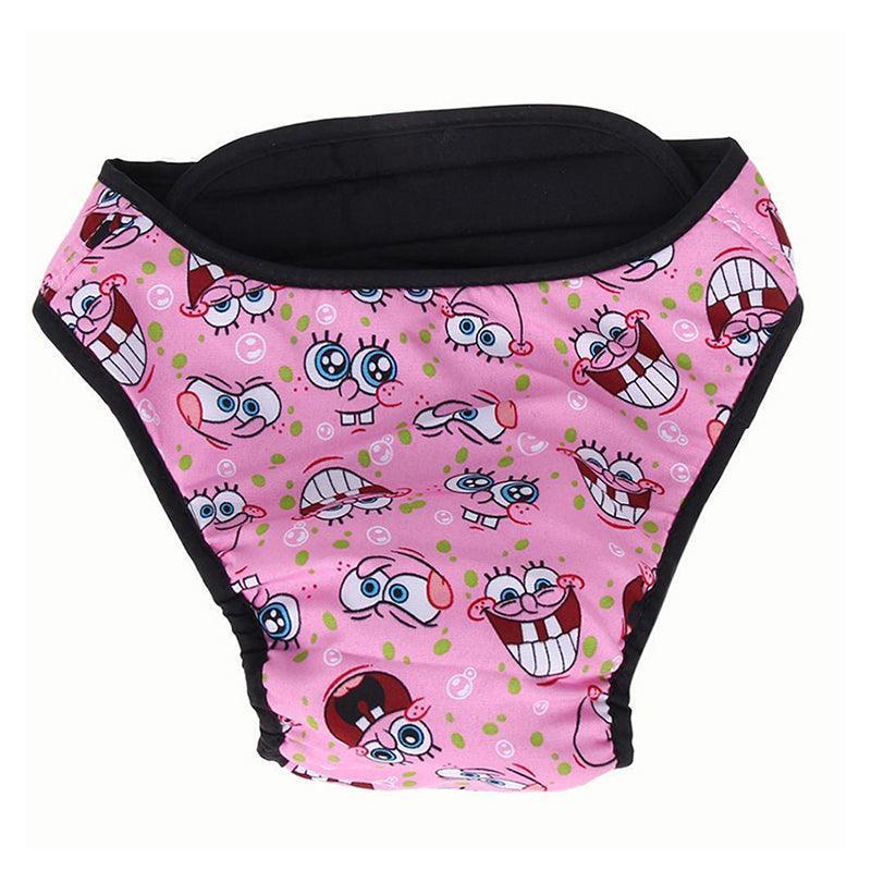 Washable Female Dog Pet Nappy - Pink, Size XL (Chest 60-70 cm) - view 17
