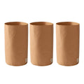 Washable Kraft Paper Storage Bags - Extra Large Round, 20 x 35 cm, 3 Pack