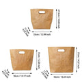 Washable Kraft Style Paper Tote Bag with Built-In Handle - 42 x 11.5 x 37 cm - view 4