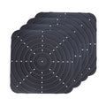 Washable Silicone Nesting Box Mats for Chicken Coop - Black, Pack of 4