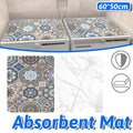 Washing Machine Absorbent Mat, 60 x 50 cm - White Marble Pattern - view 2